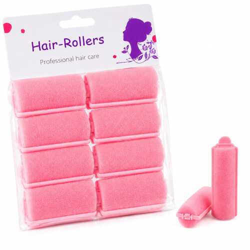 Conjunto de 8 Rolos de Cabelo de Espuma 3.0 - Cachos Sem Calor e Sem Danos