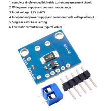 Analog INA169 Current Sensors Converters Module Wide Voltages Ranges 2.7V to 60V 1 set