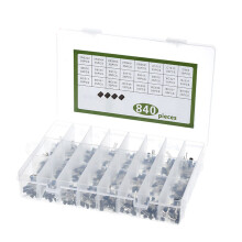 Transistors Kit, 840Pcs Transistor Assorted Assortment Box Set BC327 BC337 BC517