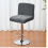 Dehnbarer Barhockerbezug DarkGrey 1