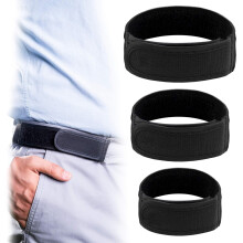 Lässiger Herren-Webgürtel - Einfach zu bedienen, bequeme Passform Black M