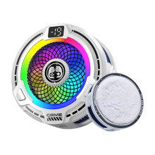 Phone Coolers Fan With Large Semiconductor Chip For Quick Temperature Reduction White