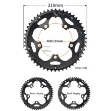 50T-110BCD Rennrad-Kurbelgarnitur 53 50 39 34T Getriebe Universal Fahrrad BCD130 110 Disc Reparaturteile