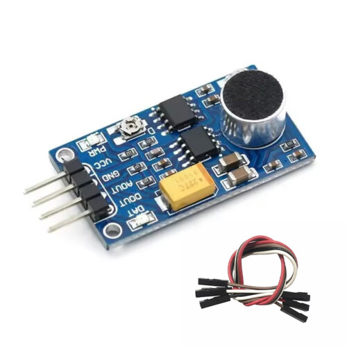 Sound Activated Sensors Module With LED Feedback Compatible And Electronic Prototyping