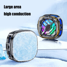 Quick Cool Down Smartphone Fan ABS & Metal Cooling Fan for With digital display