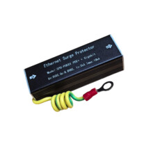 Black Case RJ45 Line Device with Ground Wire for Rack Routing Work