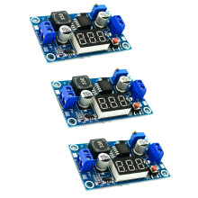 XL6009 Boost Steps up Module Digital Display Highly power 4A Output Stable Voltages 3pc