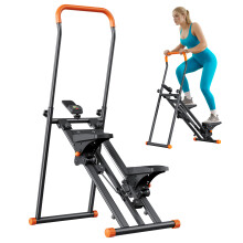 Adjustable Slope Stepper Machine Foldable Stair Climber for Home Gym Exercise Cardio Workout Equipment