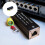 Black Case RJ45 Line Device with Ground Wire for Rack Routing Work 2