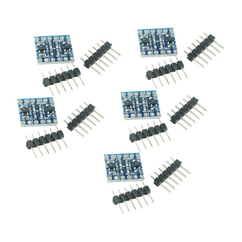 Row Name Text Level Converters Board for UART I2C Support Work Help 2 way 5