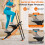 Adjustable Slope Stepper Machine Foldable Stair Climber for Home Gym Exercise Cardio Workout Equipment 5