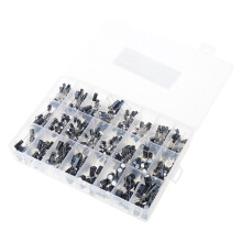 500Pcs/Lot 0.1uF - 1000uF Electrolytic Capacitors Assortment Kit Set 24 Values