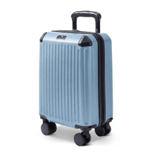 LUGG Sky Rover 15 Inch Underseat Cabin Bag, EasyJet Approved Hard Shell Suitcase, Spinner Wheels 45x33x20cm, Slate Blue