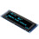 3.12" 256x64 Dots Graphic LCD Module Display Screen OLED Display Support SPI Blue light 1