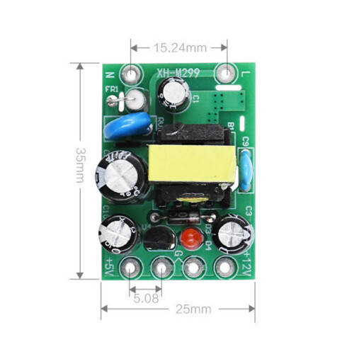 Versatilitys Input Voltages Power Module AC110V 220V to DC12V 5V ACDC Converters