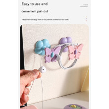 Fashion Butterfly Cable Keeper Organizers For Tablet Charging Cords Easy Installation 4