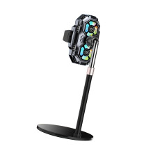 Phone Cooling Fan with Stand for Live Mute Semiconductor Heatsink Back Clip Black