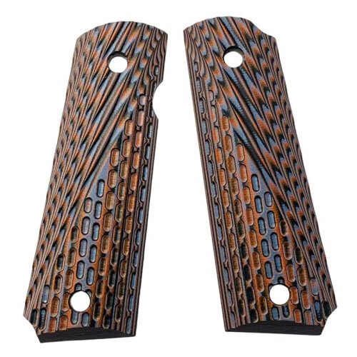 1 Pair G10 Composite Material 1911 Grips Handle Capsule Pattern Patches Shank Scales DIY Making Modify Accessories D