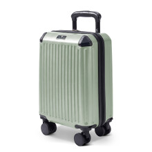 LUGG Sky Rover 15 Inch Underseat Cabin Bag, EasyJet Approved Hard Shell Suitcase, Spinner Wheels 45x33x20cm, Sage Green