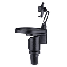 Car Cup Holder Tray with Cup Holder Food Table Tray Phone Holder Universal