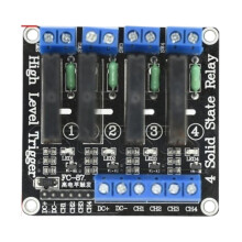 1/2/4 Channel Solid States Relays Module 5V 12V 24V High Level Triggers 2A For 4 way 24V