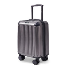 LUGG Sky Rover 15 Inch Underseat Cabin Bag, EasyJet Approved Hard Shell Suitcase, Spinner Wheels 45x33x20cm, Gunmetal