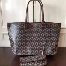 (Coffee, M) Stylish Open-Top Tote Bag with Matching Purse, Large Capacity Tote Mother Bag Shopper Bag for Work, Everyday Use, Gift for Women