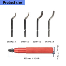 3D Printing Accessories Cutter Set 10 Cutters For Trimming Metal And mixture Models Black