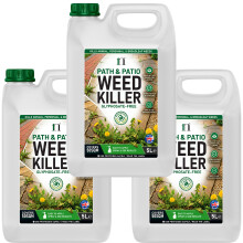 (3 x 5 Lites) Weed Killer Patio Clear Strong Acid 5L Industrial
