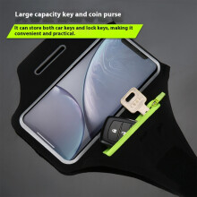 Adjustable Running Phone Holder Reflective Strips Waterproof for Jogging Gym Royal Blue