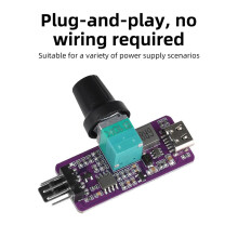Universally 4 Wire PWM Fan Controller Adjustable Speed 0 To 100 For Opposite side wiring