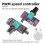 Intelligent PWM Fan Speed Controller Compatible for Standard 4Pin PC Single side wiring 1