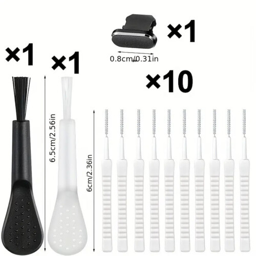 Tablet Camera Charge Port Cleaning Tools Mini Brushes For Phone Type C14 piece set