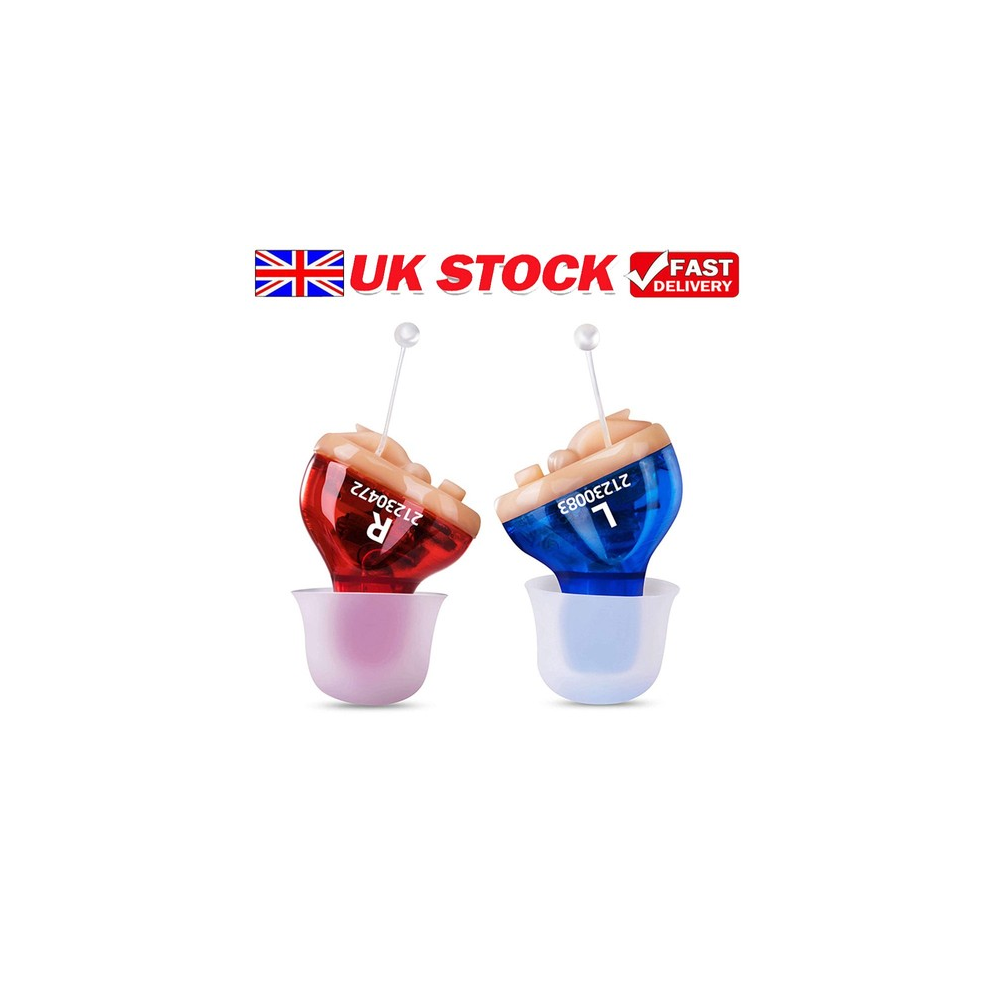 Photos - Hearing Aid 1 Pair Rechargeable Digital Hearing Aids In-Ear Invisible Sound Voice Amplifier