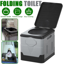 Outdoor Folding Toilet Car Travel Potty Portable for Camping Hiking Beach 20L UK