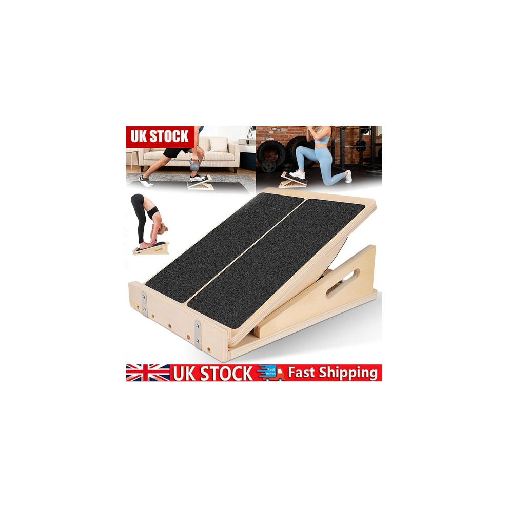 Photos - Exercise Ball / Medicine Ball Slant Board Adjustable Portable Wooden Stretch Mobility Board for Calf Stretcher