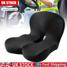 Memory Foam Coccyx Tailbone Hip Seat Cushion Pillow with Lumbar Support Non-Slip