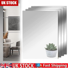 4 Pack Acrylic Square Mirror Set 29x21cm Small Mirrors For Home Bathroom Gym