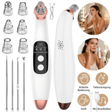 Electric Facial Blackhead Remover Vacuum Pore Cleaner Skin Face Machine Acne UK