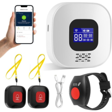 Elderly Personal Alarm Patient Monitor Wireless Pager Emergency SOS Home Alert