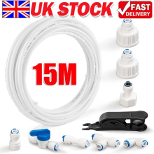 15M Water Supply Line Universal Connection Set Water Hose For Refrigerator UK