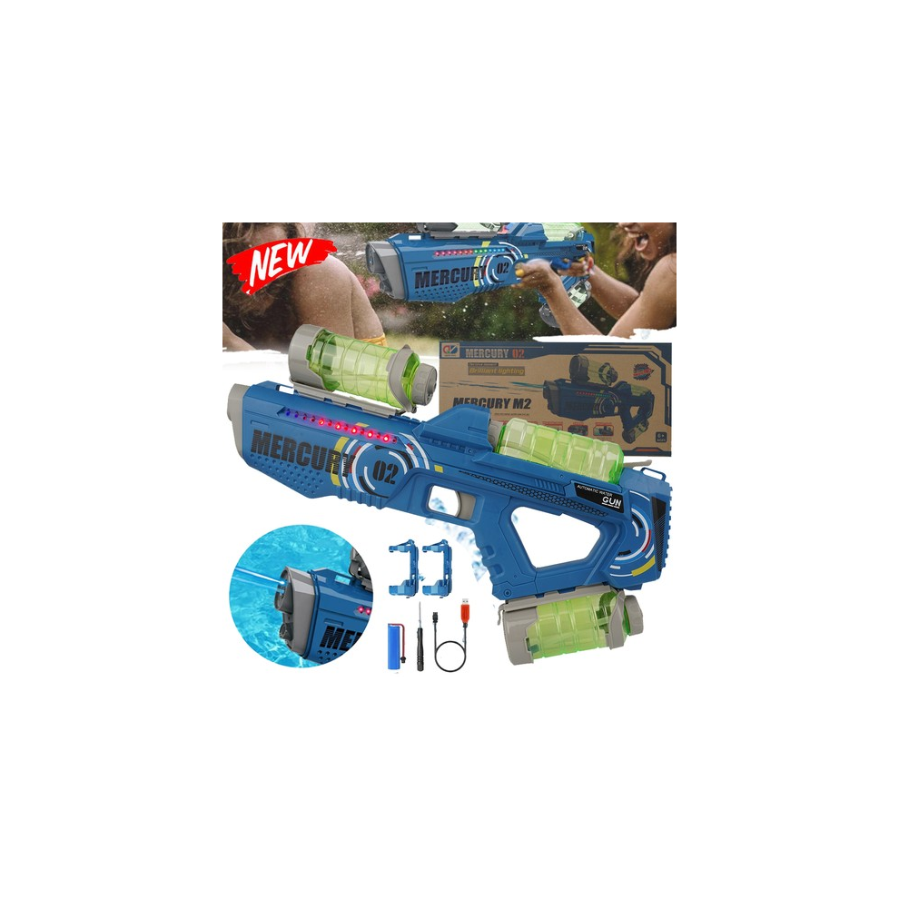 Photos - Climbing Gear Automatic Water Pistol Electric Water Gun for Kids with 8m Long Range Beach Toy