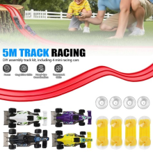 Flex Track Set 5M Flexible Race Car Track with Suction Cups for Kids Toy Gift