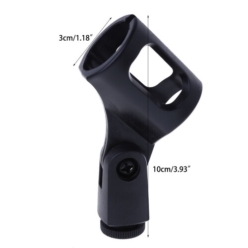 Universal Micorphone Holder Support Bracket Flexible Wirelesss Microphone Dock Black
