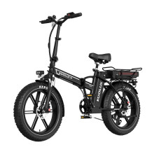 (BLACK-5OO-V-V) KOOLUX X11 20'' 48V 23.4Ah Electric Folding Bike Cargo City EBike Range 150KM