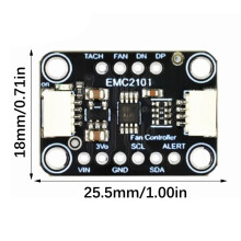 Programmable EMC2101 I2C PWMs Fan Speed Controller And Temperature Monitor Chip