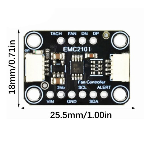 Programmable EMC2101 I2C PWMs Fan Speed Controller And Temperature Monitor Chip