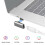 Portable Magnetic USB C Adapter Support 100W Fast Charging 20Mbps Data Transfer 1
