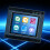 Industrial PLC Controller 2.8inch LCD Touchable Screen Panel 24V Power Supply 4