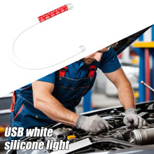 Shapeable Inspection Light with White LED Output Upgrades for Close Work Areas White